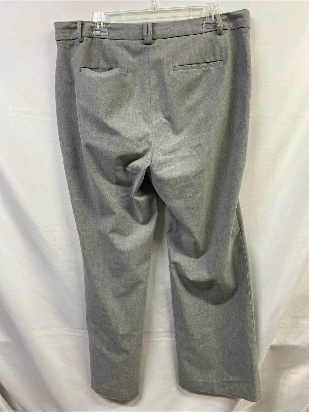 Talbots Windsor Curvy Light Gray Women's Dress Pants